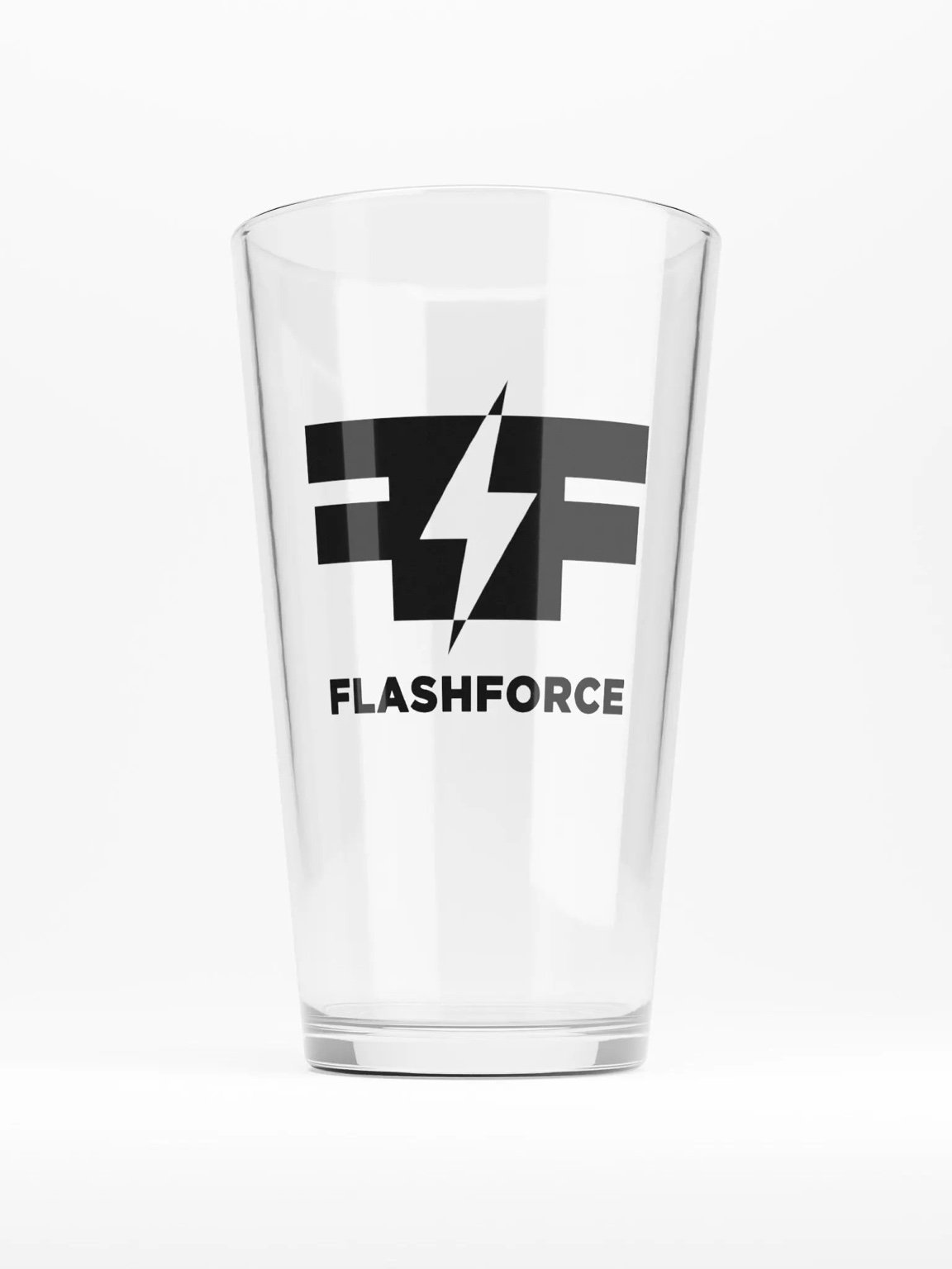 FlashForce pint glass